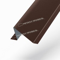 МеталлПрофиль Планка снегозадержателя 95х65х2000 (PURMAN-20-8017-0.5)