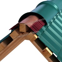МеталлПрофиль Лента коньковая вентиляционная (ЛК-ВЕНТ-250-5000)