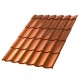 Металлочерепица МеталлПрофиль МП Супермонтеррей (AGNETA-03-Copper\Copper-0.5)