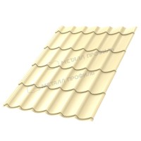 Металлочерепица МеталлПрофиль МП Супермонтеррей (ПЭ-01-1014-0.45)