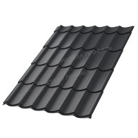 Металлочерепица МеталлПрофиль МП Монтеррей NormanMP (ПЭ-01-7024-0.5)