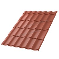 Металлочерепица МеталлПрофиль МП Монтеррей (PURETAN-20-RR750-0.5)