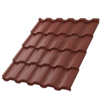 Металлочерепица МеталлПрофиль МП Монтекристо-ML (PURETAN-20-RR29-0.5)