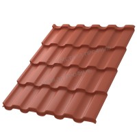 Металлочерепица МеталлПрофиль МП Монтекристо-SL (PURETAN-20-RR750-0.5)