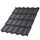 Металлочерепица МеталлПрофиль МП Монтекристо-XL (VALORI-20-Grey-0.5)