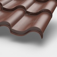 Металлочерепица МеталлПрофиль МП Монтерроса-M NormanMP (ПЭ-01-8017-0.5)