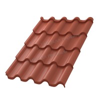 Металлочерепица МеталлПрофиль МП Монтерроса-X (PURETAN-20-RR750-0.5)