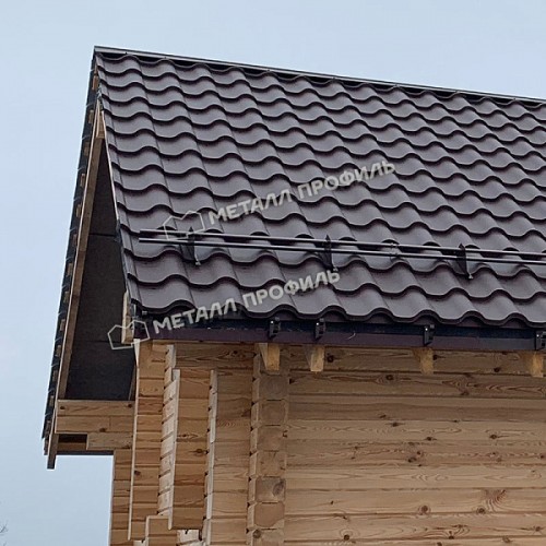 Металлочерепица МеталлПрофиль МП Монтерроса-ML (PURMAN-20-6005-0.5)