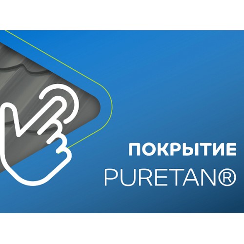 Металлочерепица МеталлПрофиль МП Трамонтана-S (PURETAN-20-RR11-0.5)