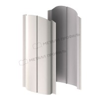 Штакетник металлический МеталлПрофиль МП ELLIPSE-O 19х126 NormanMP (ПЭ-01-9002-0.5)