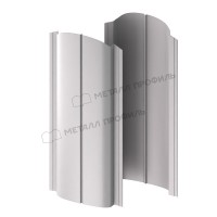 Штакетник металлический МеталлПрофиль МП ELLIPSE-O 19х126 NormanMP (ПЭ-01-9006-0.5)