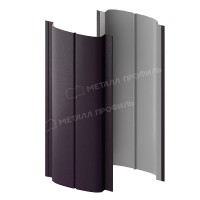 Штакетник металлический МеталлПрофиль МП ELLIPSE-T 19х126 (VALORI-20-Violet-0.5)