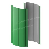 Штакетник металлический МеталлПрофиль МП ELLIPSE-T 19х126 NormanMP (ПЭ-01-6002-0.5)