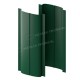 Штакетник металлический МеталлПрофиль МП ELLIPSE-T 19х126 (ПЭД-01-6005\6005-0.45)