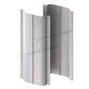 Штакетник металлический МеталлПрофиль МП ELLIPSE-T 19х126 NormanMP (ПЭ-01-7004-0.5)