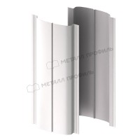 Штакетник металлический МеталлПрофиль МП ELLIPSE-T 19х126 (ПЭ-01-9003-0.45)