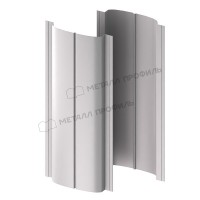 Штакетник металлический МеталлПрофиль МП ELLIPSE-T 19х126 (ПЭ-01-9006-0.45)
