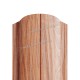 Штакетник металлический МеталлПрофиль МП ELLIPSE-O 19х126 (ECOSTEEL_T-01-Кедр-0.5)