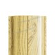 Штакетник металлический МеталлПрофиль МП ELLIPSE-T 19х126 (ECOSTEEL-01-Сосна-0.5)
