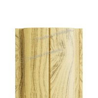 Штакетник металлический МеталлПрофиль МП ELLIPSE-T 19х126 (ECOSTEEL_MA-01-Сосна-0.5)