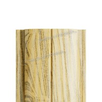 Штакетник металлический МеталлПрофиль МП ELLIPSE-T 19х126 (ECOSTEEL_T-01-Сосна-0.5)