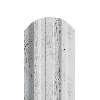 Штакетник металлический МеталлПрофиль МП LАNE-O 16,5х99 (ECOSTEEL_MA-01-Беленый Дуб-0.5)