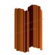 Штакетник металлический МеталлПрофиль МП LАNE-O 16,5х99 (AGNETA-03-Copper\Copper-0.5)