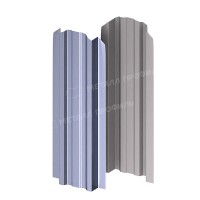 Штакетник металлический МеталлПрофиль МП LАNE-O 16,5х99 (PURMAN-20-Galmei-0.5)