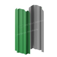 Штакетник металлический МеталлПрофиль МП LАNE-O 16,5х99 NormanMP (ПЭ-01-6002-0.5)