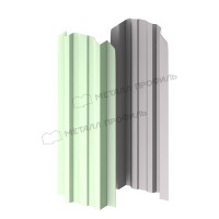 Штакетник металлический МеталлПрофиль МП LАNE-O 16,5х99 NormanMP (ПЭ-01-6019-0.5)
