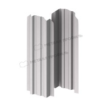 Штакетник металлический МеталлПрофиль МП LАNE-O 16,5х99 NormanMP (ПЭ-01-9006-0.5)