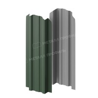 Штакетник металлический МеталлПрофиль МП LАNE-O 16,5х99 (PURETAN-20-RR11-0.5)