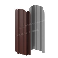 Штакетник металлический МеталлПрофиль МП LАNE-O 16,5х99 NormanMP (ПЭ-01-RR32-0.5)