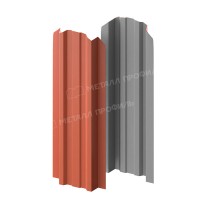 Штакетник металлический МеталлПрофиль МП LАNE-O 16,5х99 (PURETAN-20-RR750-0.5)