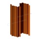 Штакетник металлический МеталлПрофиль МП LАNE-T 16,5х99 (AGNETA-20-Copper\Copper-0.5)