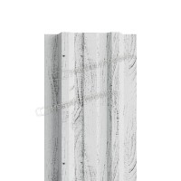 Штакетник металлический МеталлПрофиль МП LАNE-T 16,5х99 (ECOSTEEL_MA-01-Беленый Дуб-0.5)
