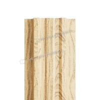 Штакетник металлический МеталлПрофиль МП LАNE-T 16,5х99 (ECOSTEEL-01-Сосна-0.5)
