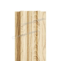 Штакетник металлический МеталлПрофиль МП LАNE-T 16,5х99 (ECOSTEEL_MA-01-Сосна-0.5)