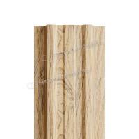 Штакетник металлический МеталлПрофиль МП LАNE-T 16,5х99 (ECOSTEEL_T-01-Сосна-0.5)