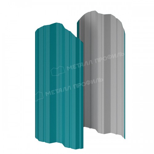 Штакетник металлический МеталлПрофиль МЕТАЛЛ ПРОФИЛЬ М-111-О (ПЭ-01-5021-0.45)