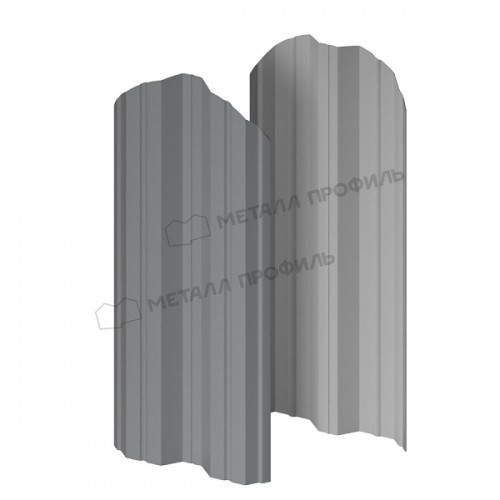 Штакетник металлический МеталлПрофиль МЕТАЛЛ ПРОФИЛЬ М-111-О (ПЭ-01-7004-0.45)