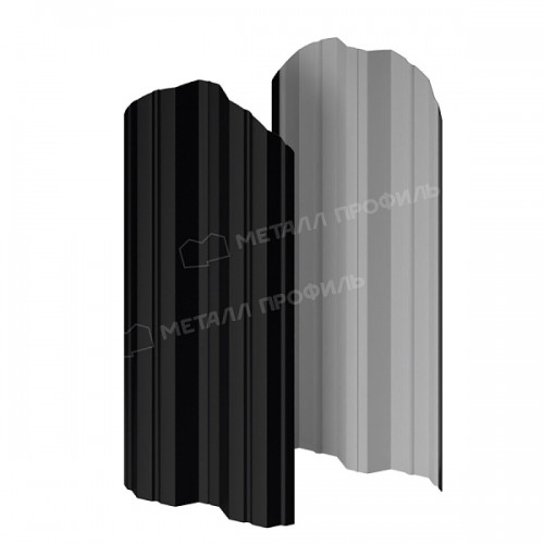 Штакетник металлический МеталлПрофиль МЕТАЛЛ ПРОФИЛЬ М-111-О (ПЭ-01-9005-0.45)