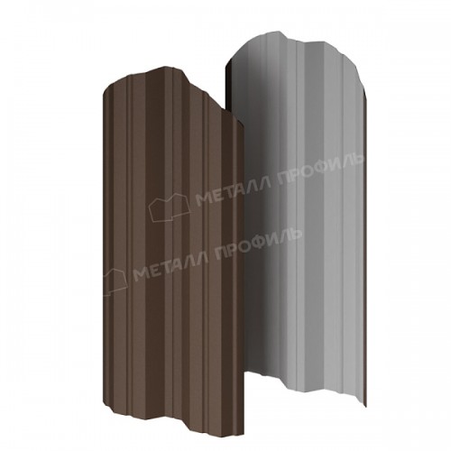 Штакетник металлический МеталлПрофиль МЕТАЛЛ ПРОФИЛЬ М-111-О (VALORI-20-OxiBеige-0.5)