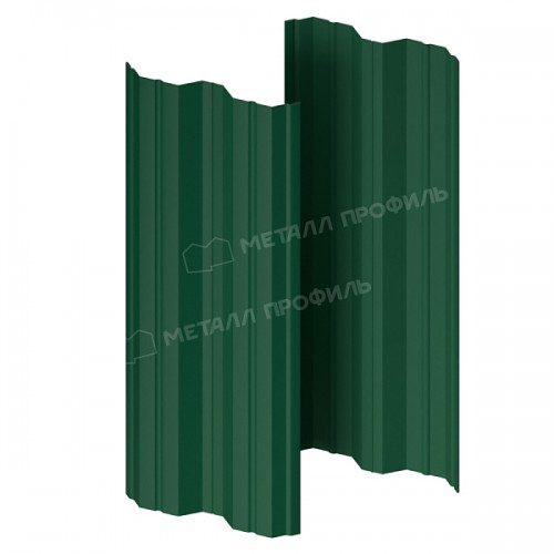 Штакетник металлический МеталлПрофиль МЕТАЛЛ ПРОФИЛЬ М-111-Т (ПЭД-01-6005\6005-0.45)