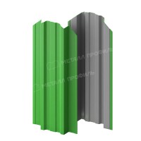 Штакетник металлический МеталлПрофиль МП TRAPEZE-O 16,5х118 NormanMP (ПЭ-01-6018-0.5)