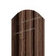 Штакетник металлический МеталлПрофиль МП TRAPEZE-O 16,5х118 (ECOSTEEL_MA-01-МореныйДуб-0.5)