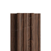 Штакетник металлический МеталлПрофиль МП TRAPEZE-T 16,5х118 (ECOSTEEL_МАД-01-МореныйДуб-0.5)