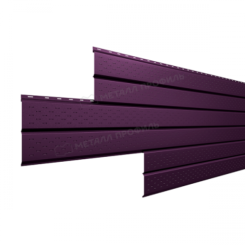 Софит МеталлПрофиль Lбрус-15х240 (VALORI-20-Violet-0.5)