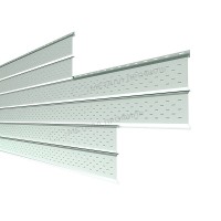 Софит МеталлПрофиль перфор. Lбрус-XL-14х335 NormanMP (ПЭ-01-9003-0.5)
