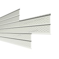 Софит МеталлПрофиль перфор. Lбрус-XL-14х335 (ПЭ-01-9002-0.45)